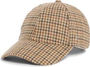 Steve Madden Glen Plaid Bungee Baseball Cap