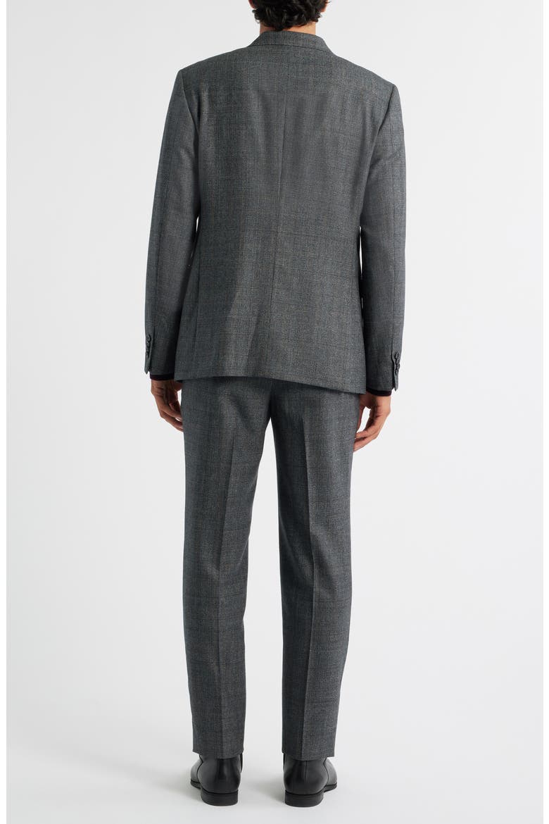 Bleeker Grey Glen Plaid Virgin Wool Suit, Alternate, color, CHARCOAL