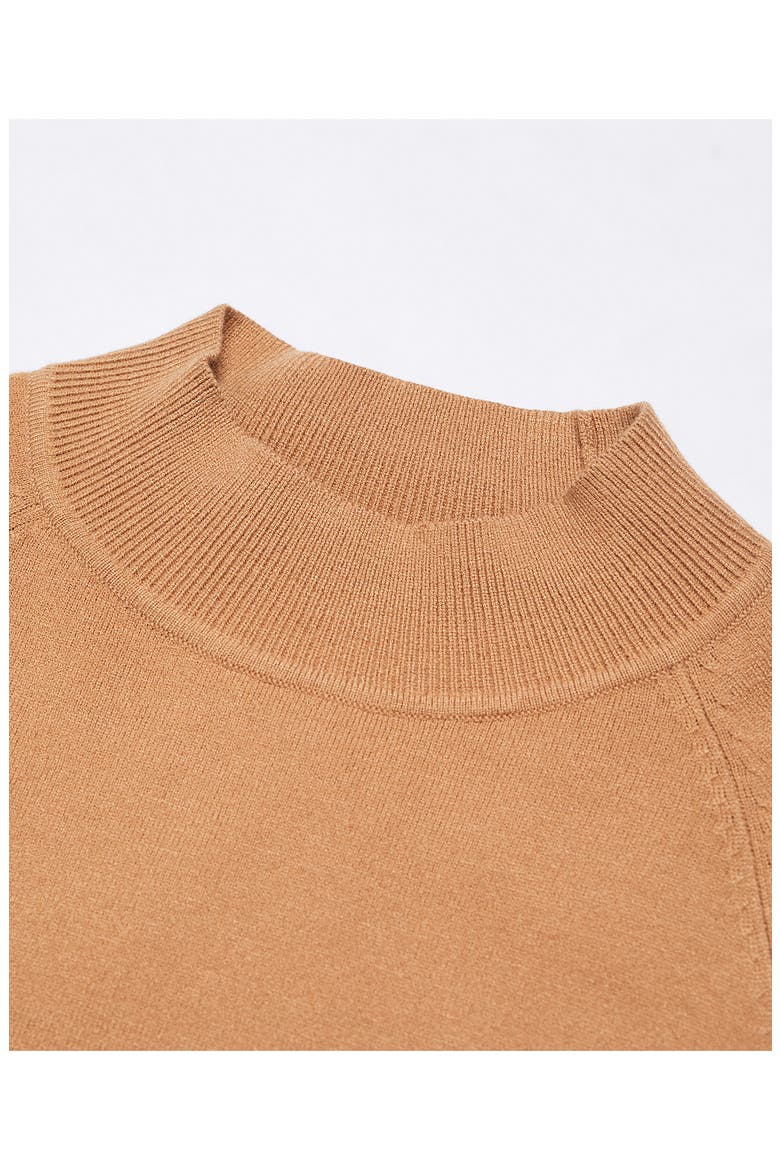 Crop Sweater, Alternate, color, MEDIUM BROWN
