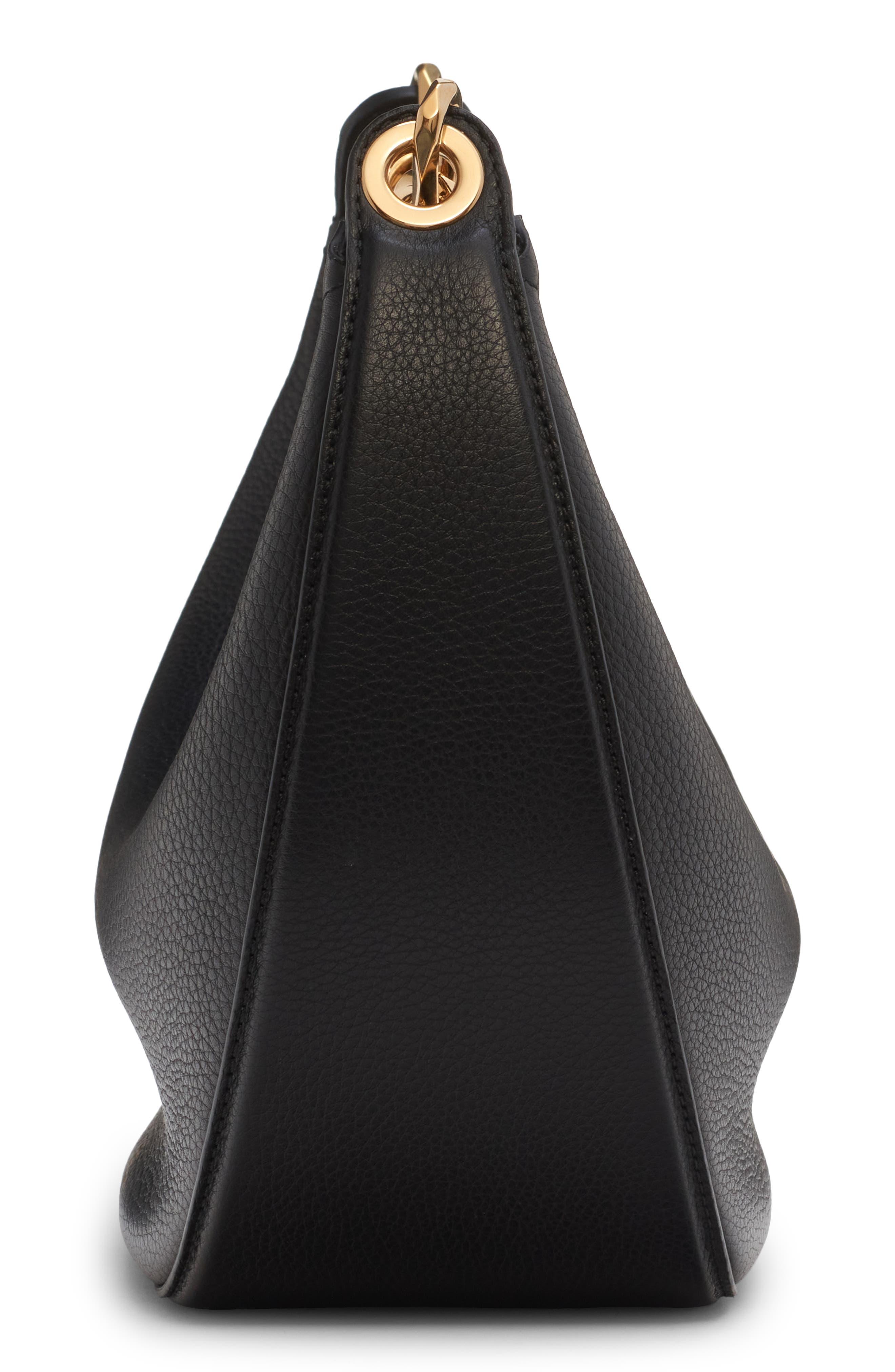 Valentino Garavani Small VLOGO Moon Hobo Bag with Chain, Alternate, color, 