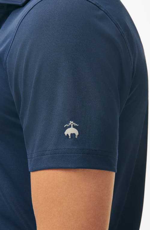 Brooks Brothers Performance Series Spread Collar Polo Shirt In Blue