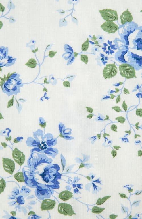 Little Me Toile Print Zip Footie In Multi
