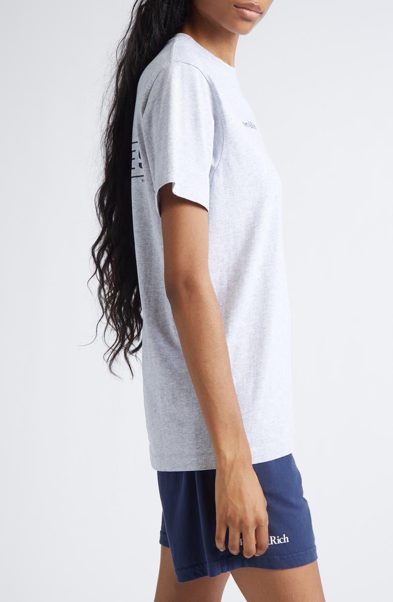 Sporty & Rich Champions T-Shirt, Alternate, color, Heather Gray