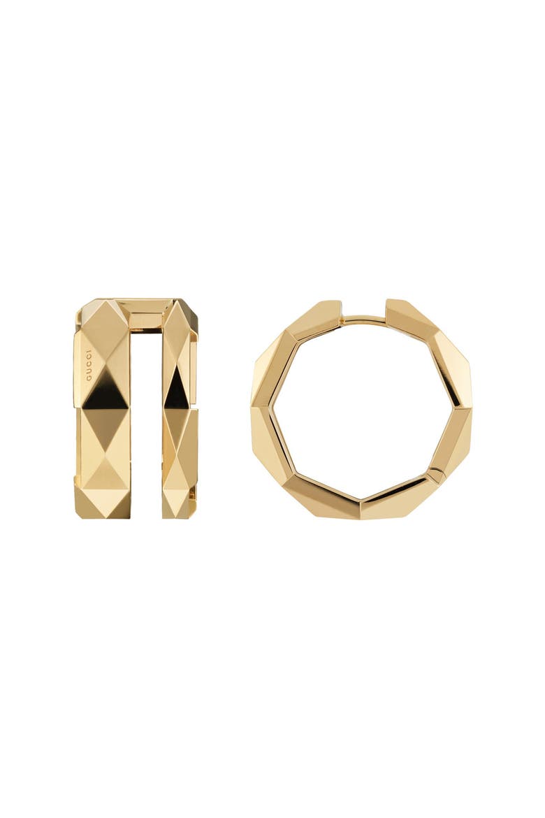 Link to Love Double Hoop Earrings, Alternate, color, NO COLOR