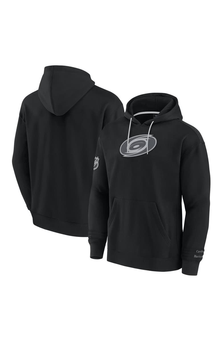 FANATICS Men's Fanatics Black Carolina Hurricanes Elements Pace Pullover Hoodie, Alternate, color, Black
