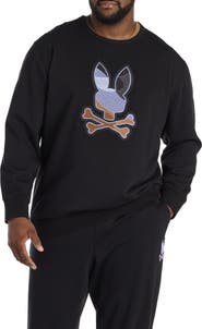 Psycho Bunny Big & Tall Dante Crewneck Sweatshirt