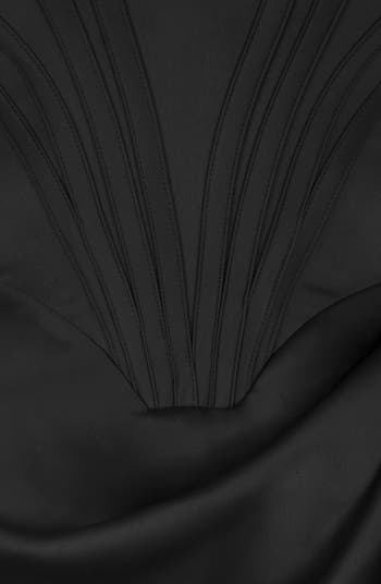 Loretta Off the Shoulder Satin Corset Dress