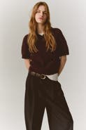 H&M Alpaca-blend Polo Shirt