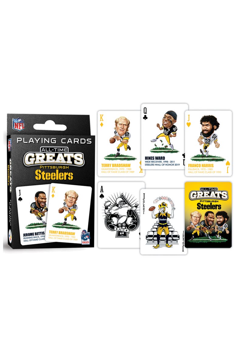 Pittsburgh Steelers Playing Cards, Alternate, color, Multicolor