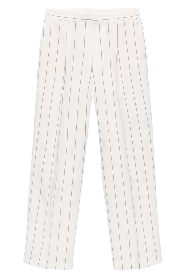 Stripe Suit Pants, Alternate, color, WHITE