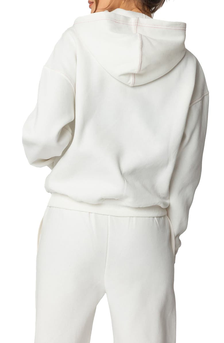 EDIKTED Mili Logo Hoodie, Alternate, color, White