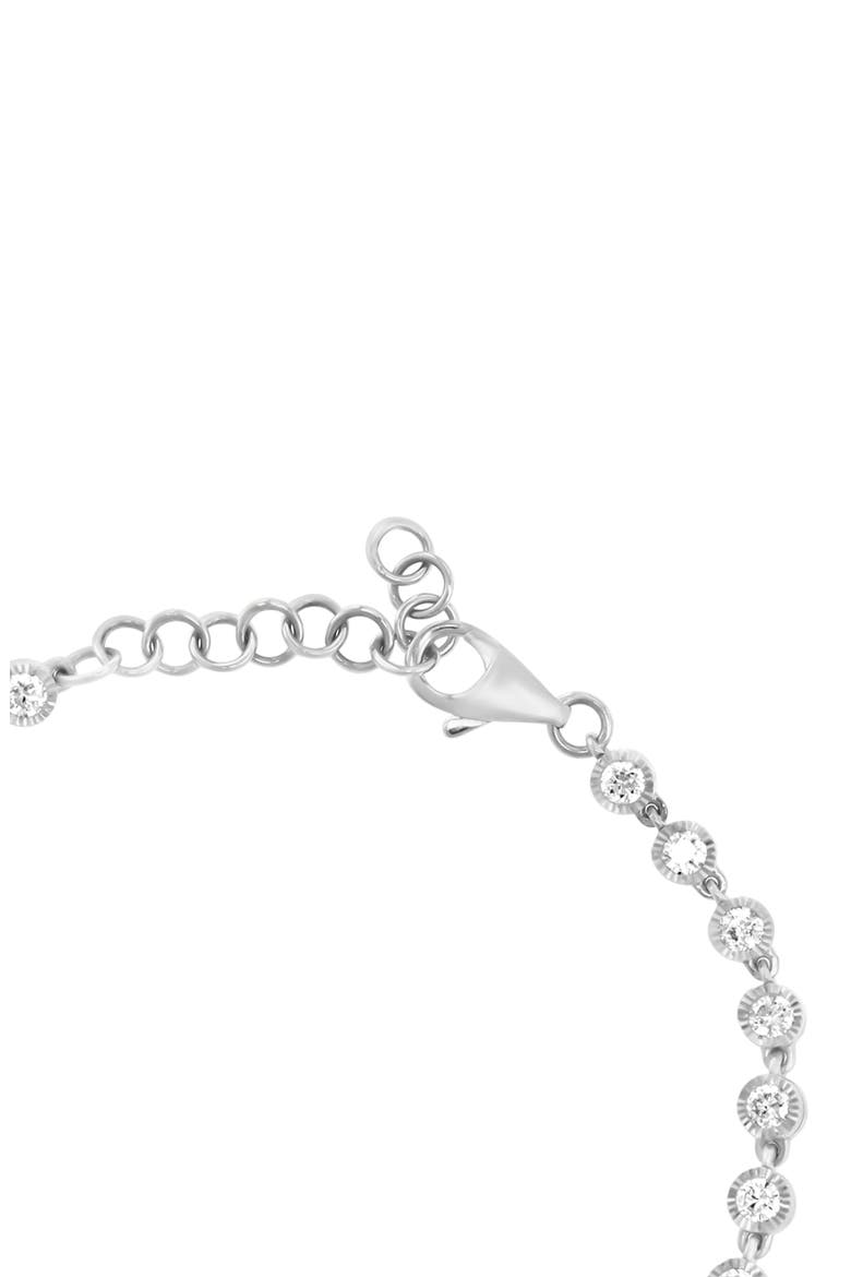 Lab Grown Diamond Bracelet, Alternate, color, SILVER