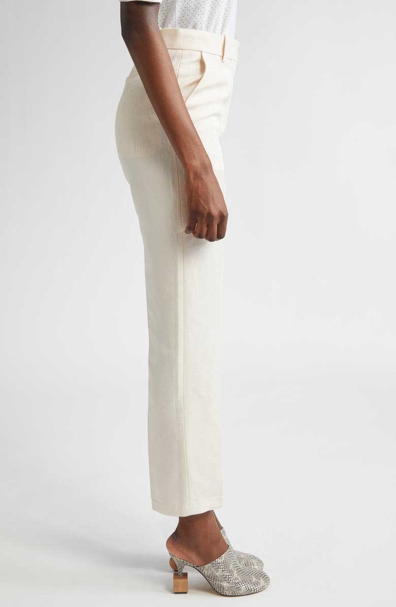 Jacquemus The Norma Creased Slim Trousers, Alternate, color, 