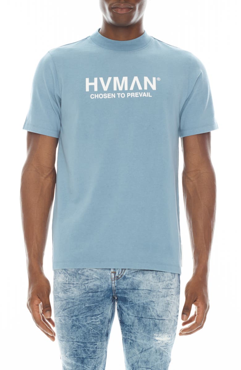 HVMAN Block Letter Logo Graphic T-Shirt, Main, color,