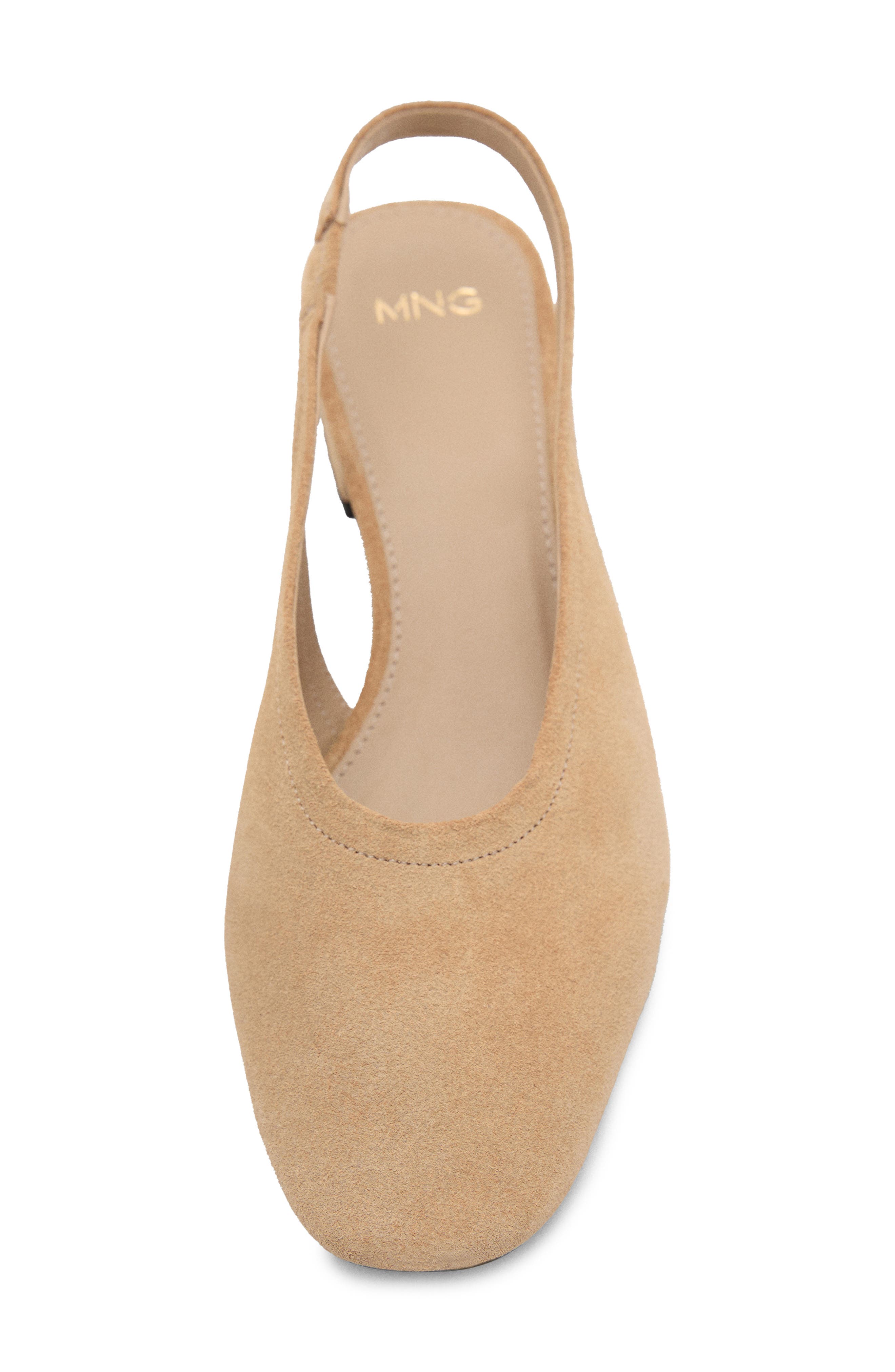 MANGO Slingback Pump, Alternate, color, Sand