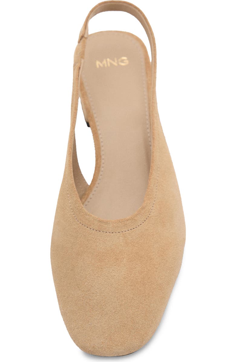 MANGO Slingback Pump, Alternate, color, Sand