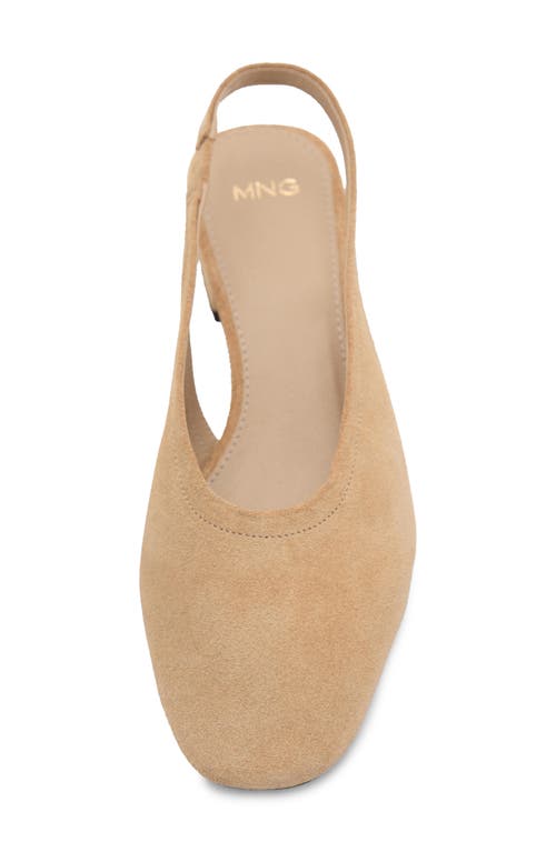 Mango Slingback Pump In Neutral