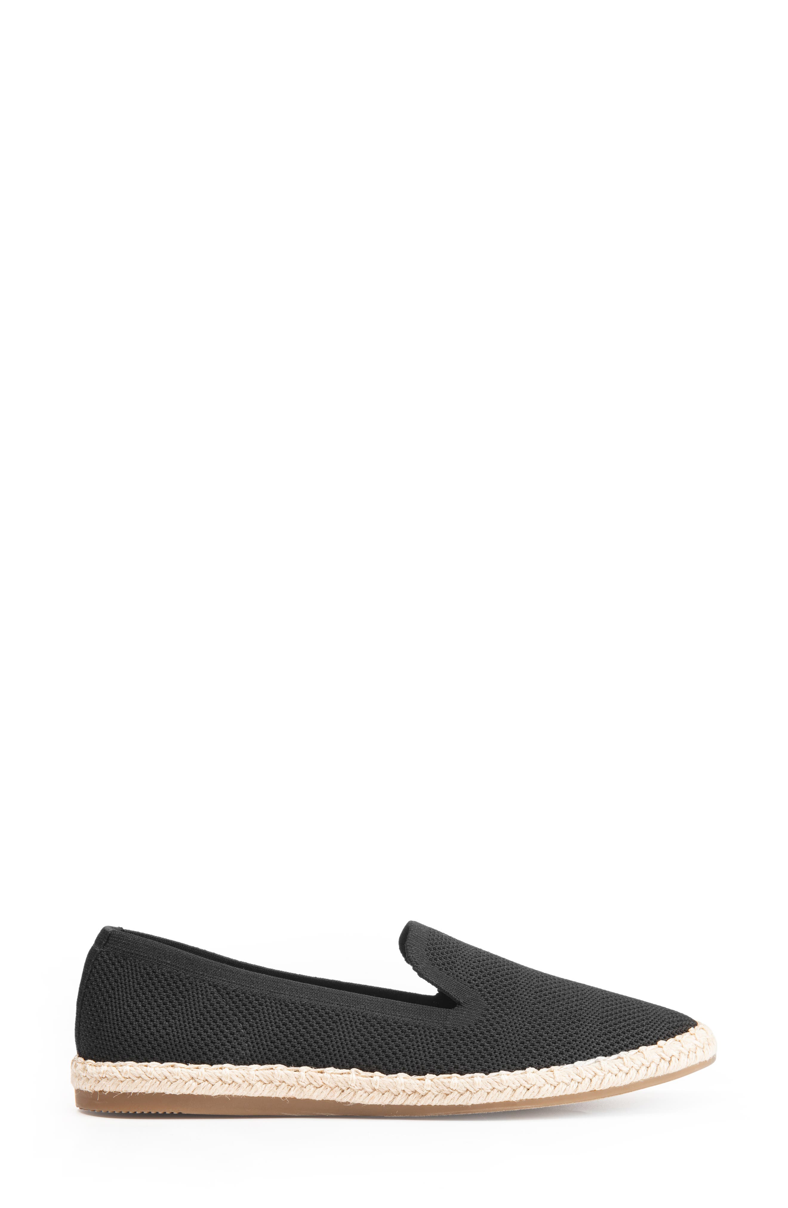 Me Too Koda Knit Slip-On Espadrille Sneaker, Alternate, color, Black Mesh
