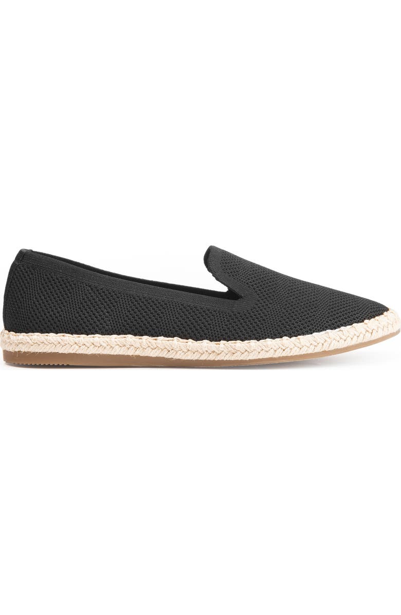 Me Too Koda Knit Slip-On Espadrille Sneaker, Alternate, color, Black Mesh