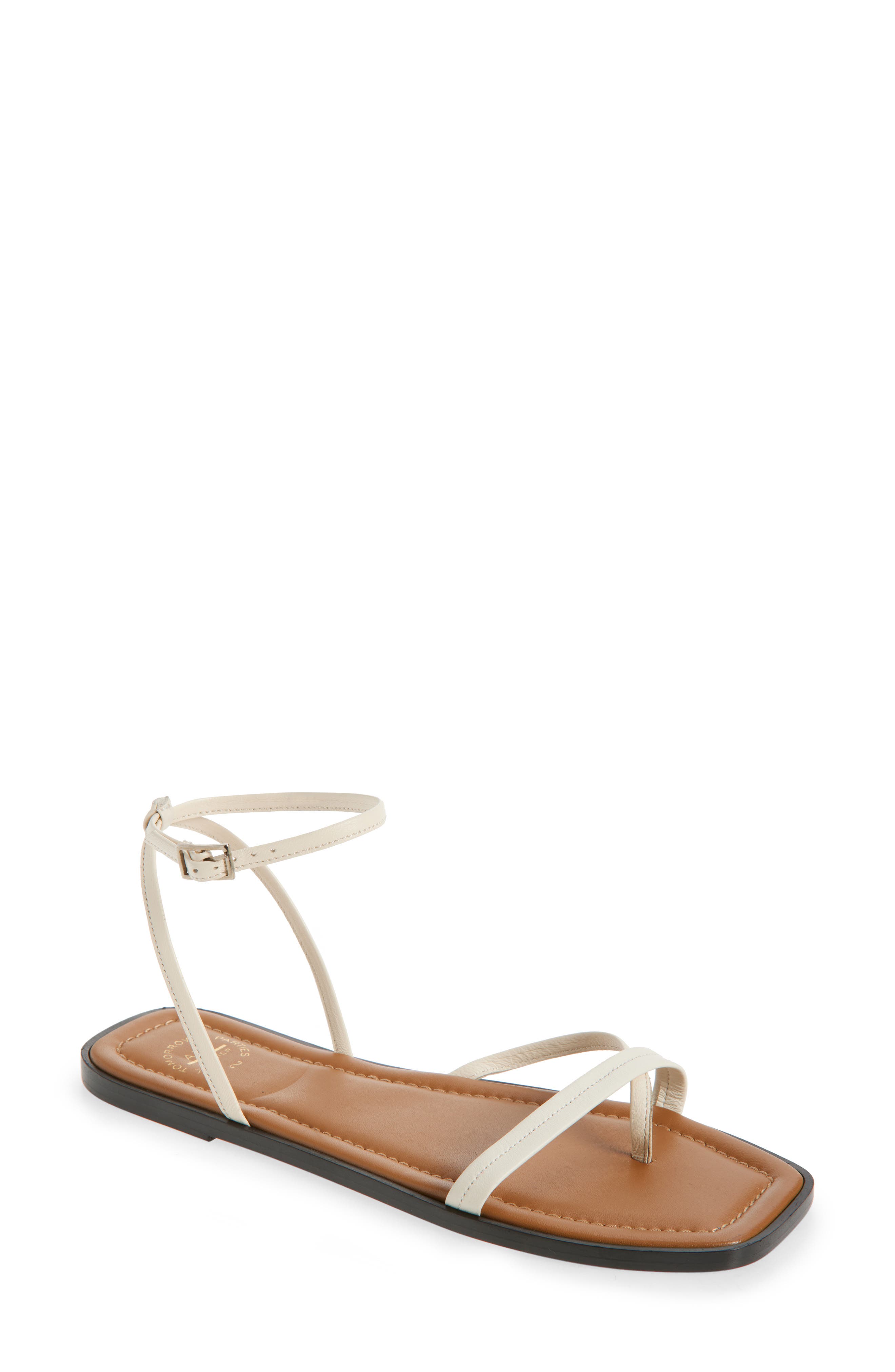 ATP ATELIER Miane Ankle Strap Sandal, Main, color, Linen