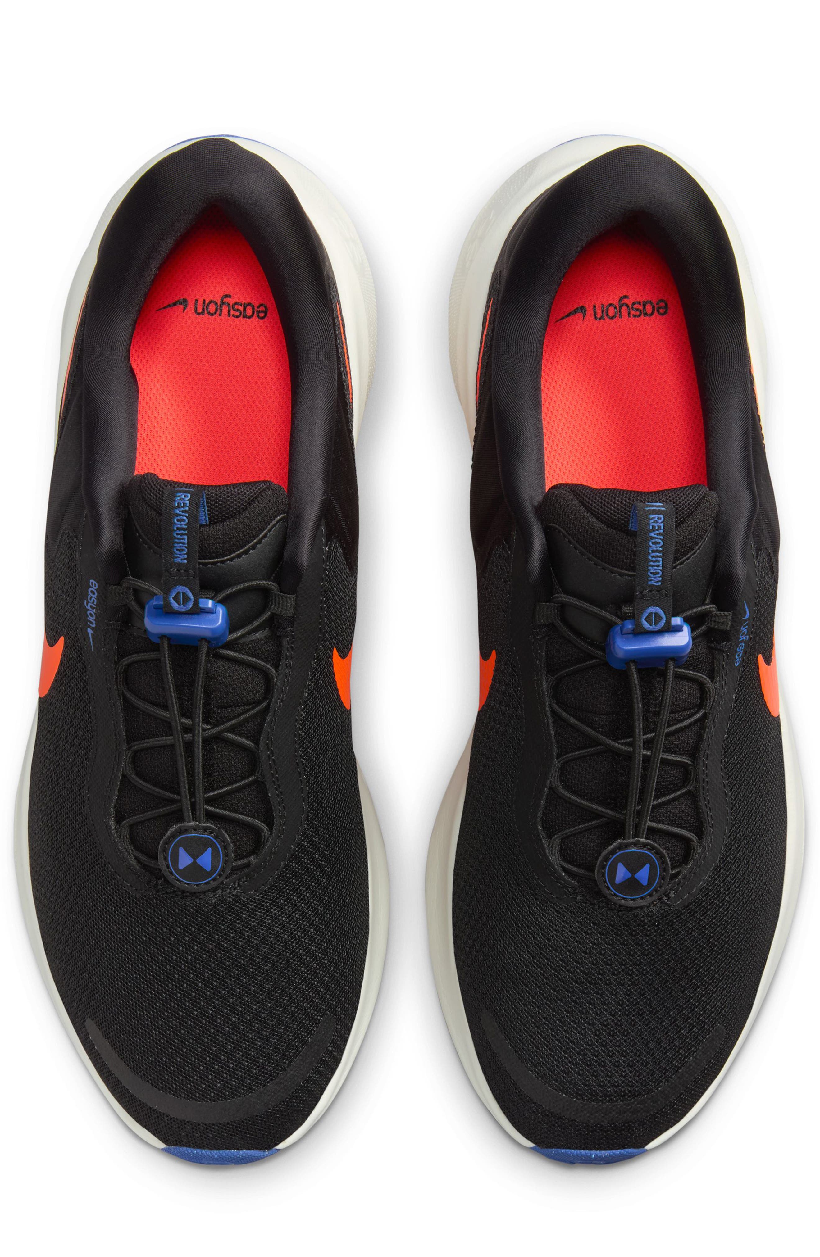 Nike Revolution 7 Road Running Shoe, Alternate, color, Black/ Crimson/ Blue/ Sail