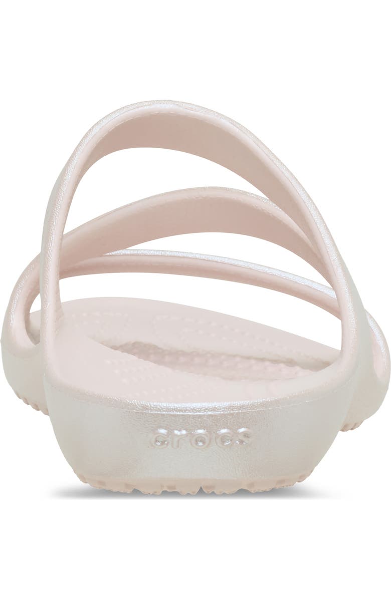 CROCS Kadee II Shimmer Slide Sandal, Alternate, color, Quartz