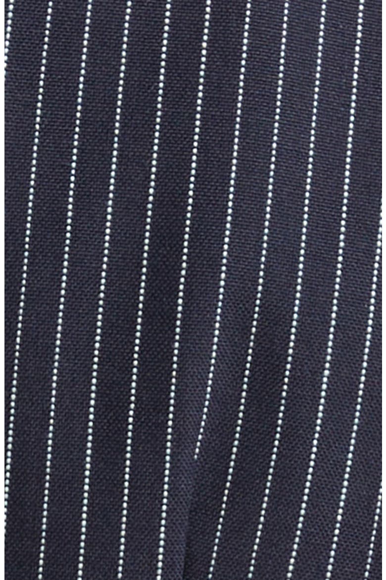 Pinstripe High Twist Wool Sport Coat, Alternate, color, NAVY