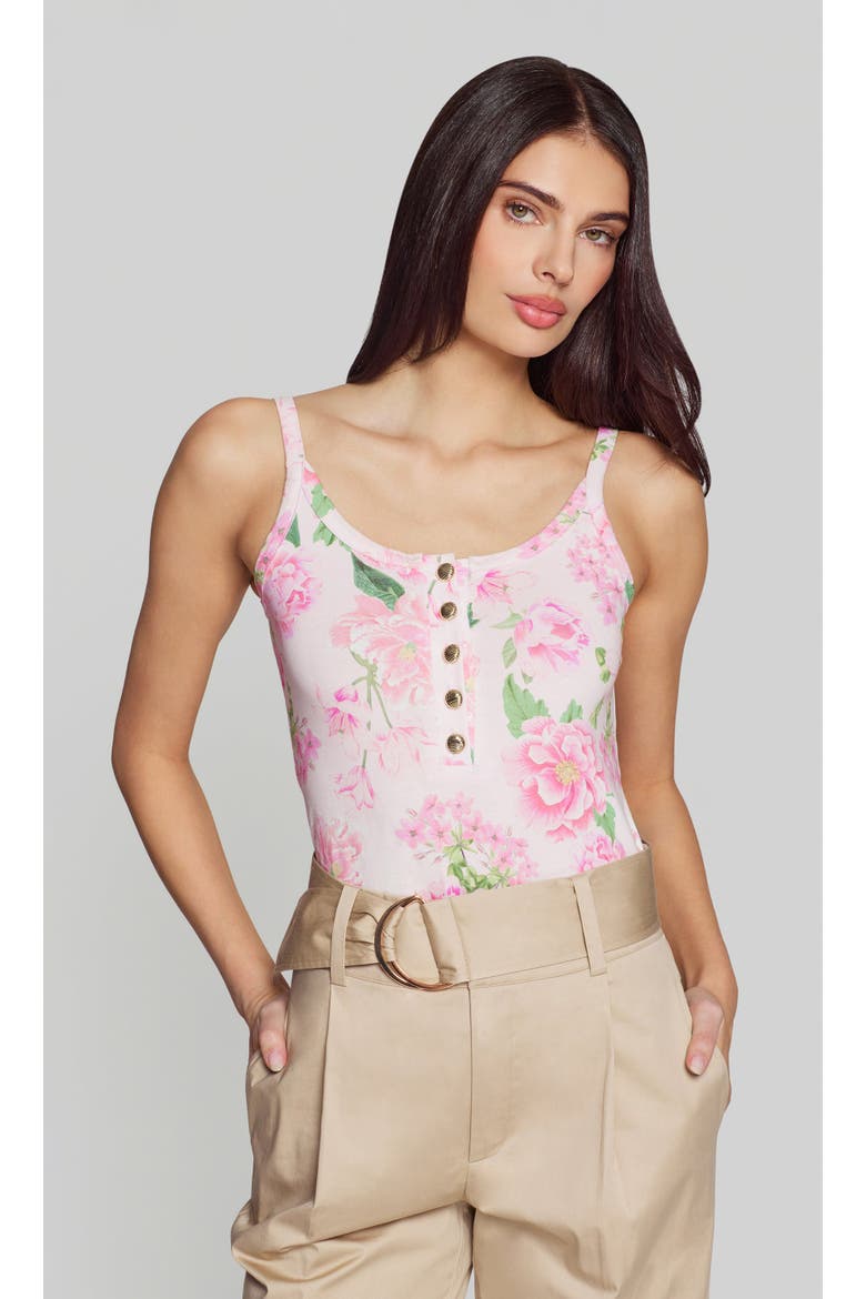 Molly Floral Jersey Tank Top, Main, color, Pink Petal Dream