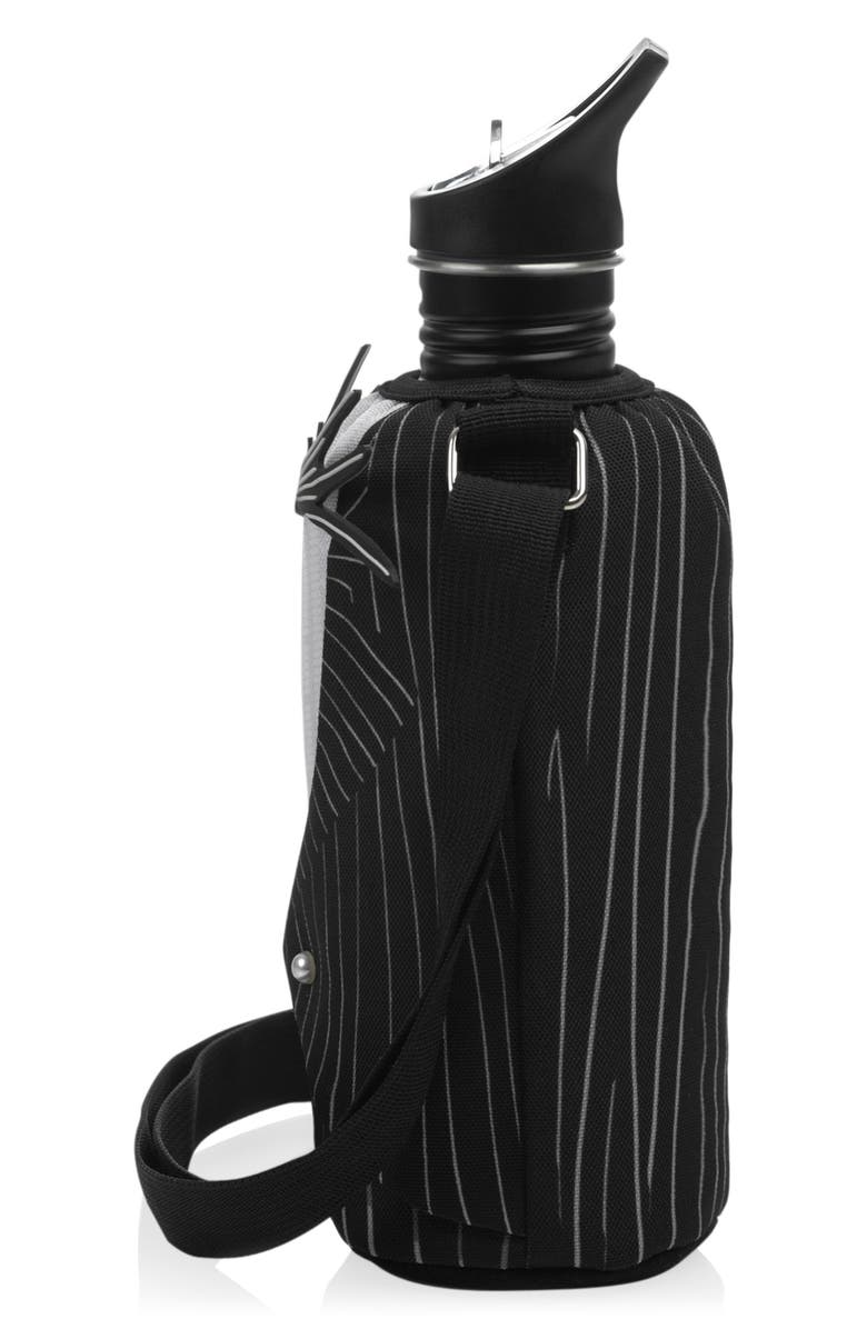 Picnic Time x Disney<sup>®</sup> Nightmare Before Christmas Jack Skellington Stainless Steel Water Bottle & Cooler Sling, Alternate, color, Black