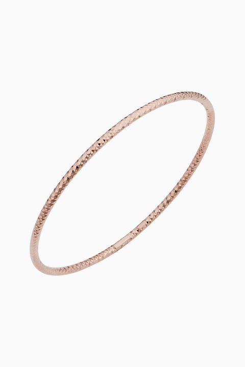 14K Gold Skyline Cuff Bangle