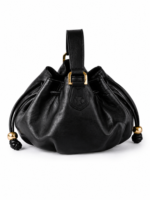 Lunaire Smooth Leather Crossbody Bag