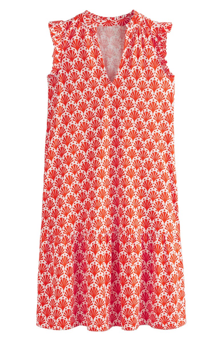 Boden Daisy Shell Print Shift Dress, Alternate, color, 