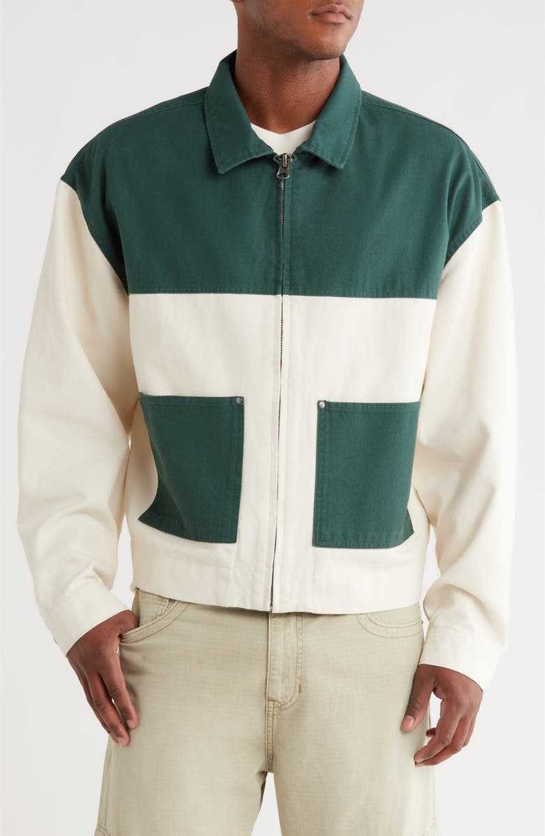 PacSun Blocked Yoke Cotton Jacket, Alternate, color, 