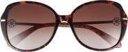 Kate Spade New York kate spade new york taliyahgs 57mm round sunglasses