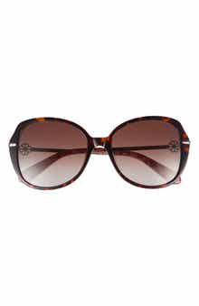 Kate Spade New York taliyahgs 57mm round sunglasses