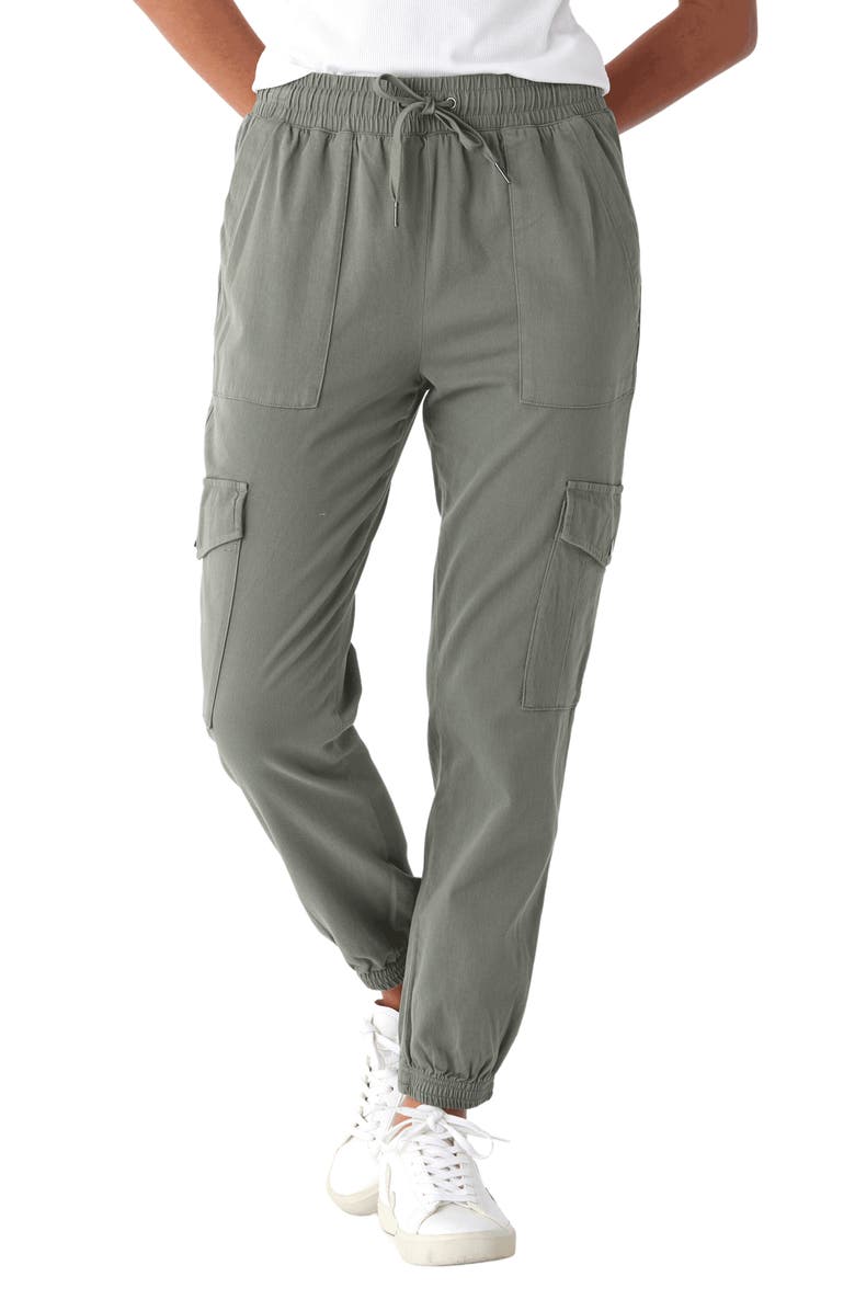 Threads 4 Thought Delilah Stretch Twill Cargo Joggers, Main, color, 