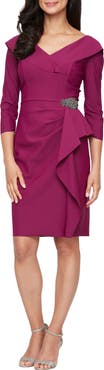 Alex Evenings Contour Collection Cocktail Dress