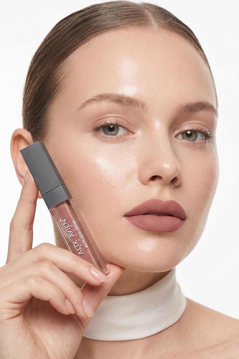 Matte Liquid Lipstick, Alternate, color, Peach Rose
