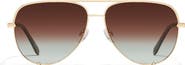 QUAY High Key Mini 60mm Aviator Sunglasses