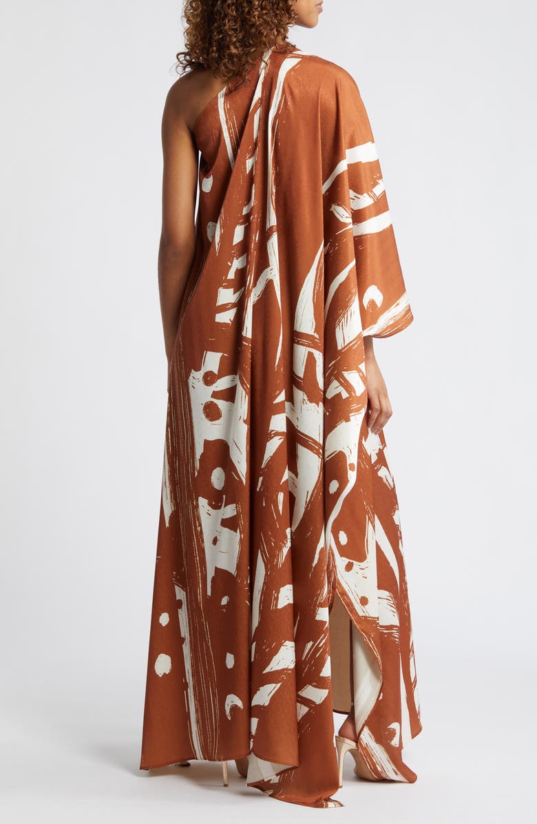 DIARRABLU Satu One-Shoulder Dress, Alternate, color, 