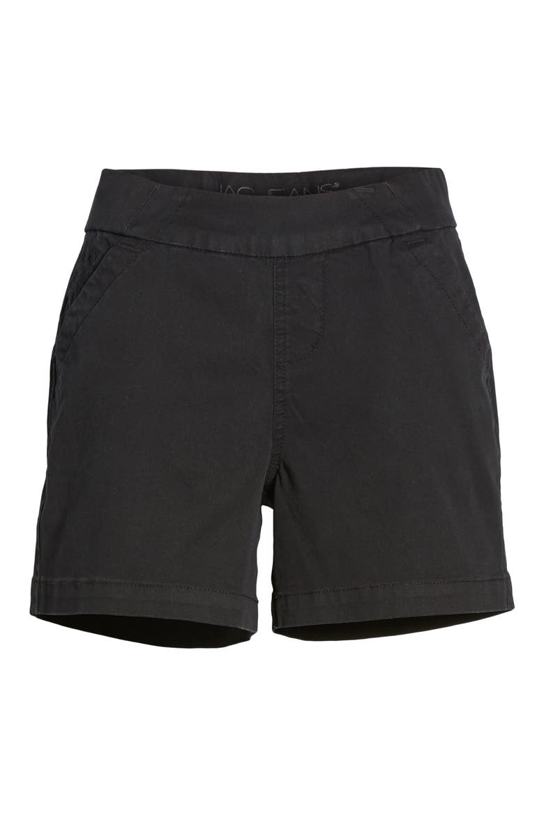 Jeans Gracie Cotton Blend Shorts, Alternate, color, BLACK