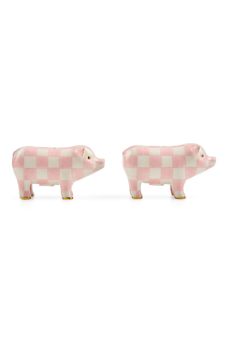 Rosy Pig Salt & Pepper Shaker Set, Alternate, color, ROSY