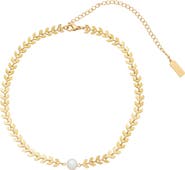 st. Moran Freshwater Pearl Chevron Choker