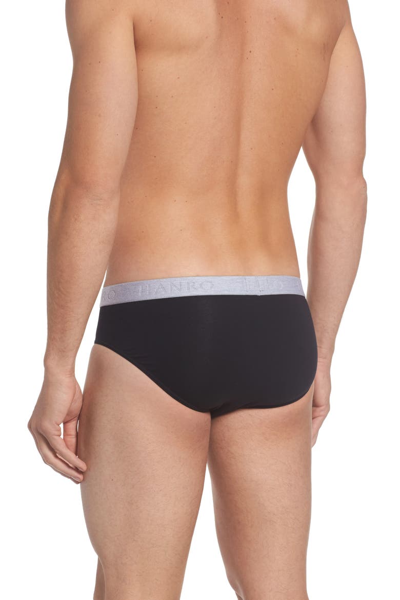 Cotton Essentials 2-Pack Cotton Briefs, Alternate, color, BLACK