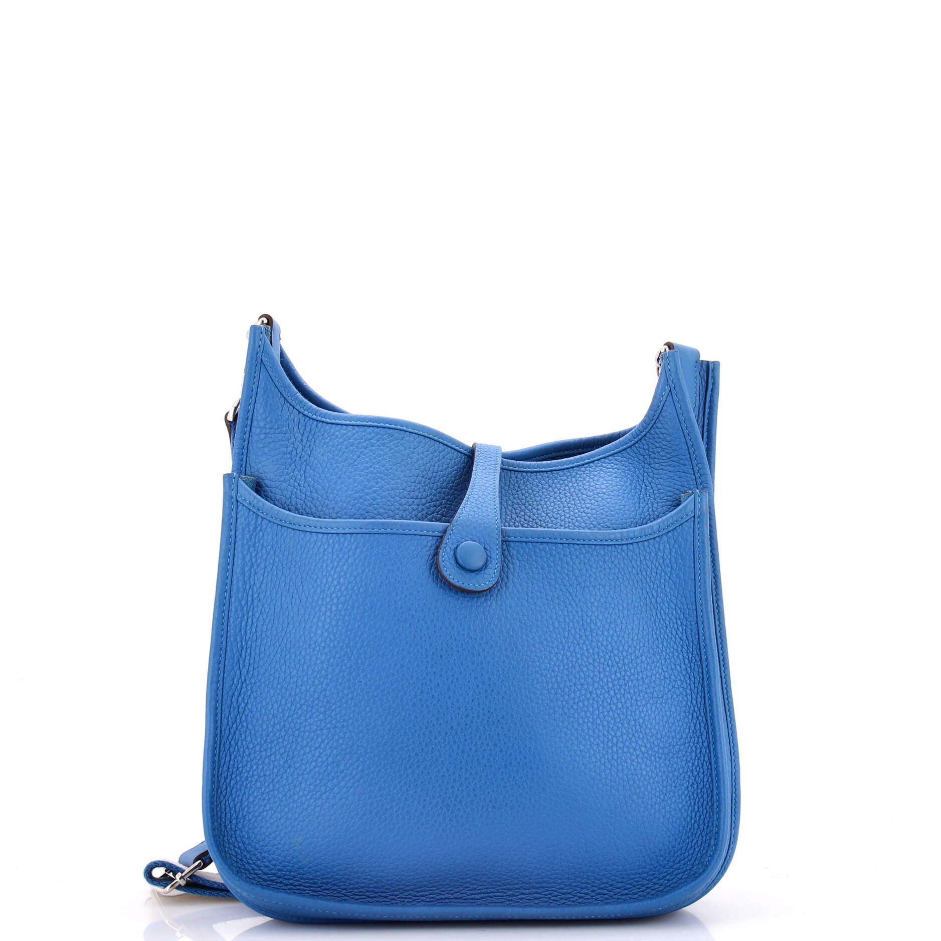Pre-Owned Hermes Evelyne Bag Gen III Clemence PM, Alternate, color, Mykonos