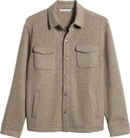 Peter Millar Crown Flex Wool Fleece Shirt Jacket