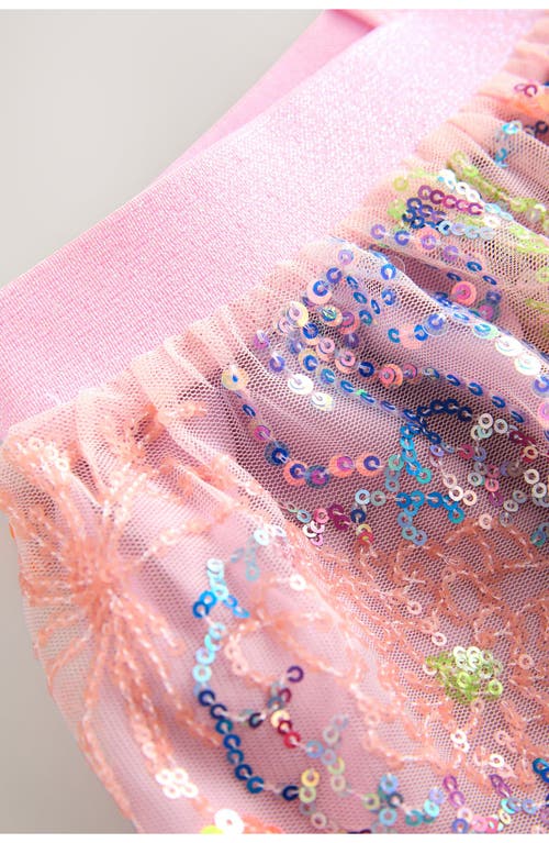 Next Kids' Sequin Embellished Tulle Skirt In Pink