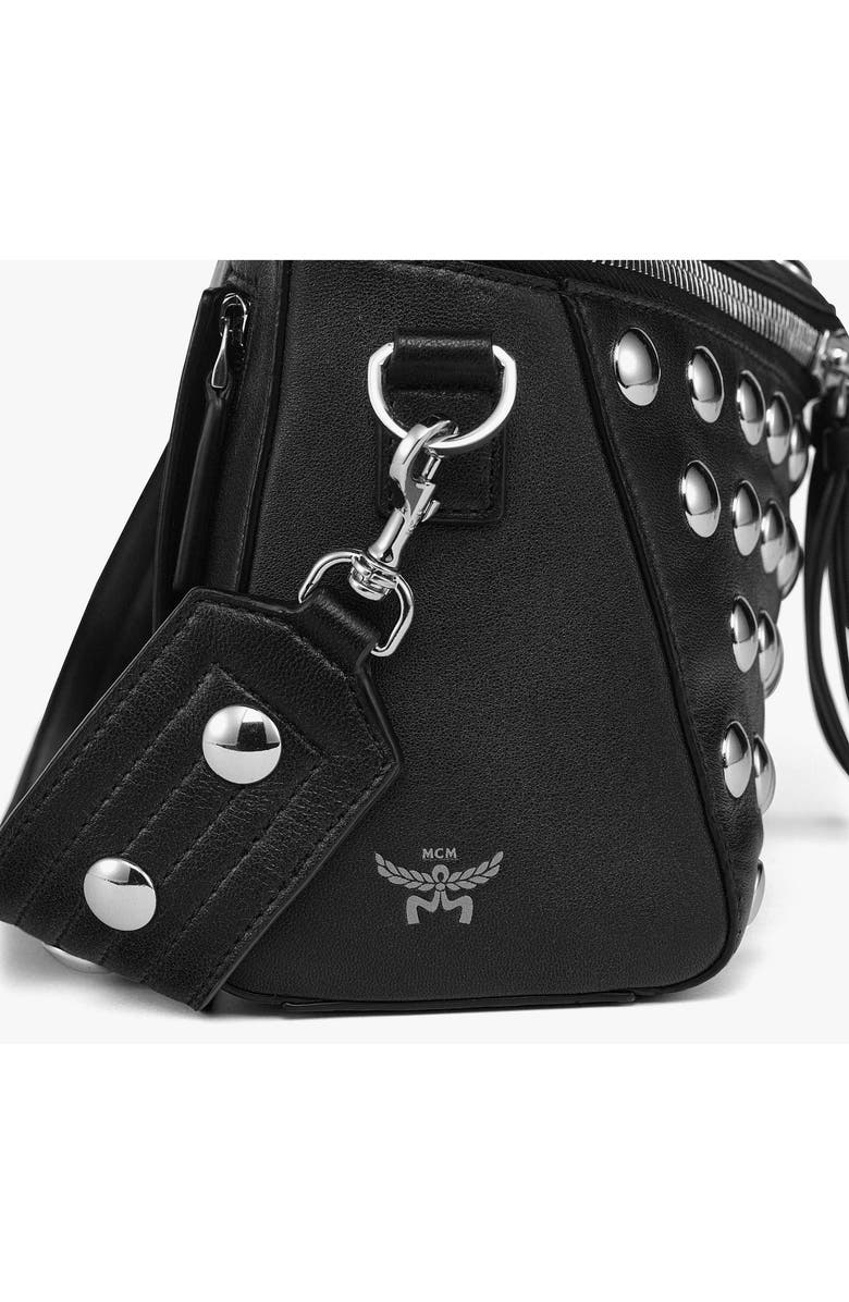 MCM Diamant 3D Shoulder Bag in Galactic Gala Lamb Leather, Alternate, color, Black