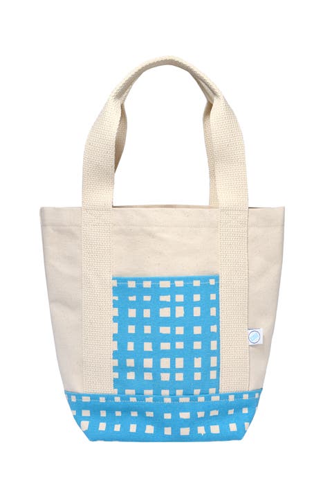 Grid Mini Tote Bag