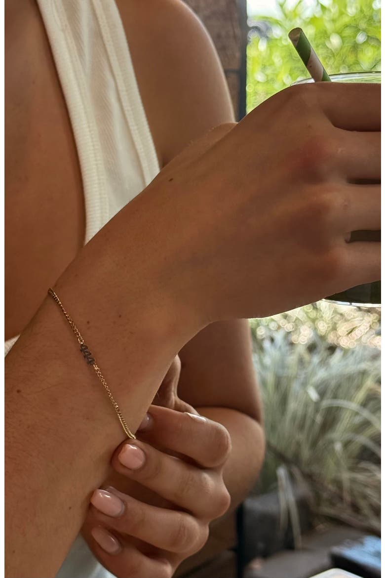 Angel Numbers Bracelet, Alternate, color, GOLD / 111